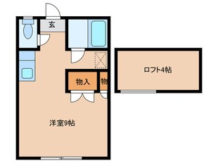 シティベール楠木Ⅱの物件間取画像